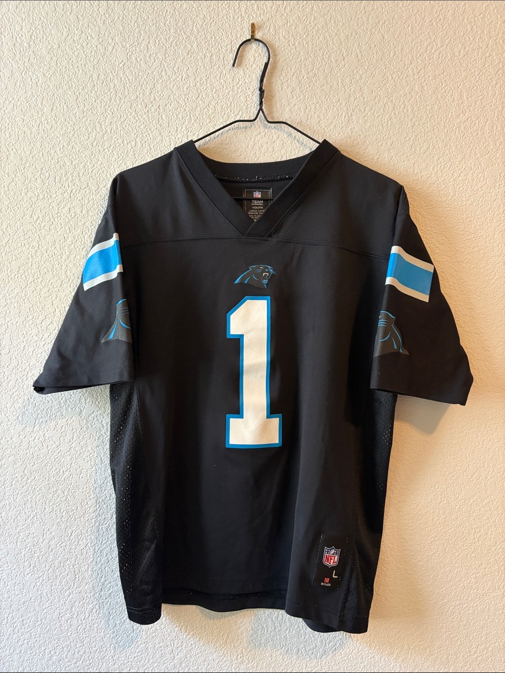 Carolina Panthers #1 Newton Football Jersey